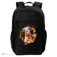 Hello Autumn Cute Dog Backpack thumb 0
