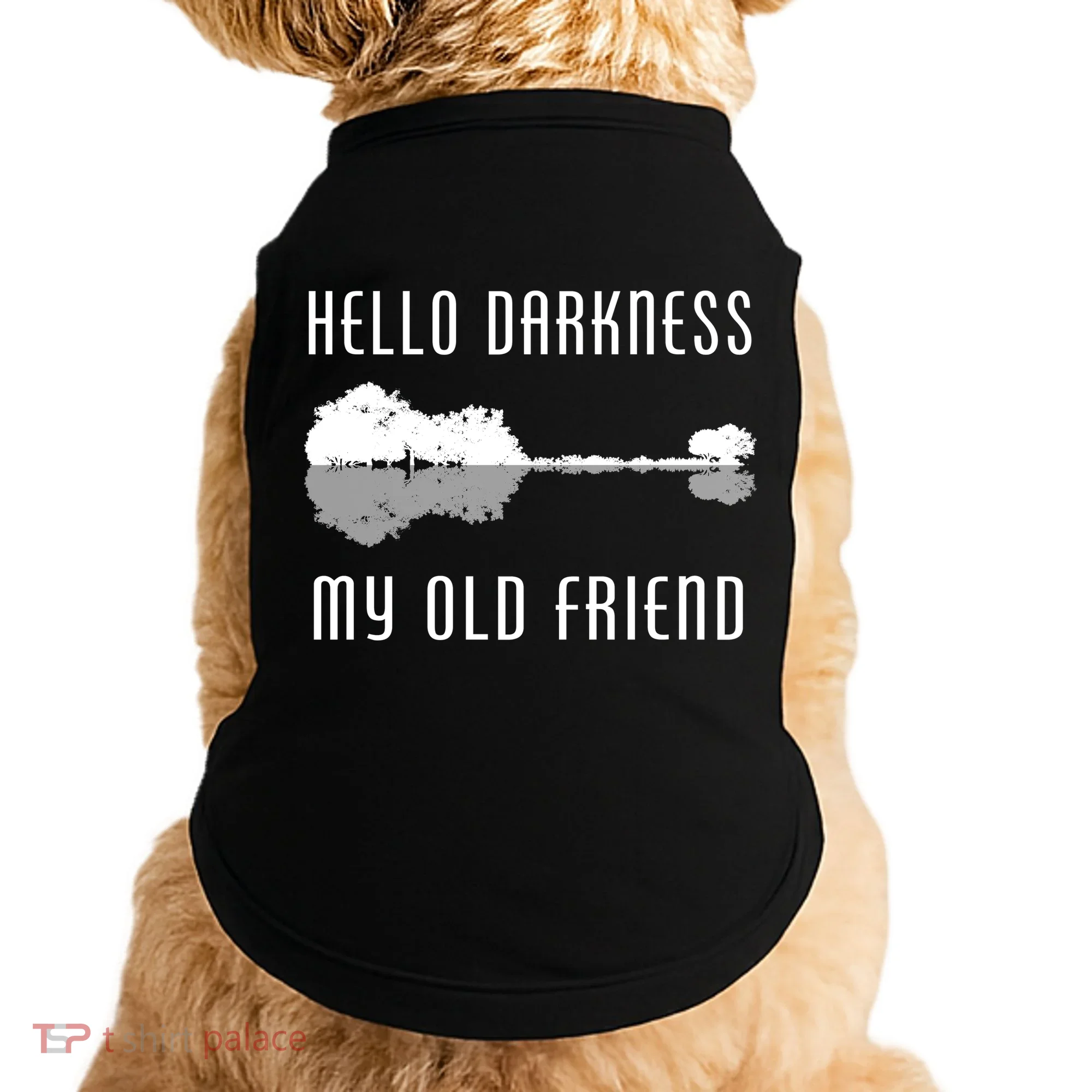 Hello Darkness My Old Friend Doggie Tank