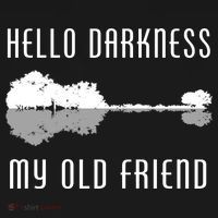Hello Darkness My Old Friend Flexfit Unipanel Trucker Cap thumb 2