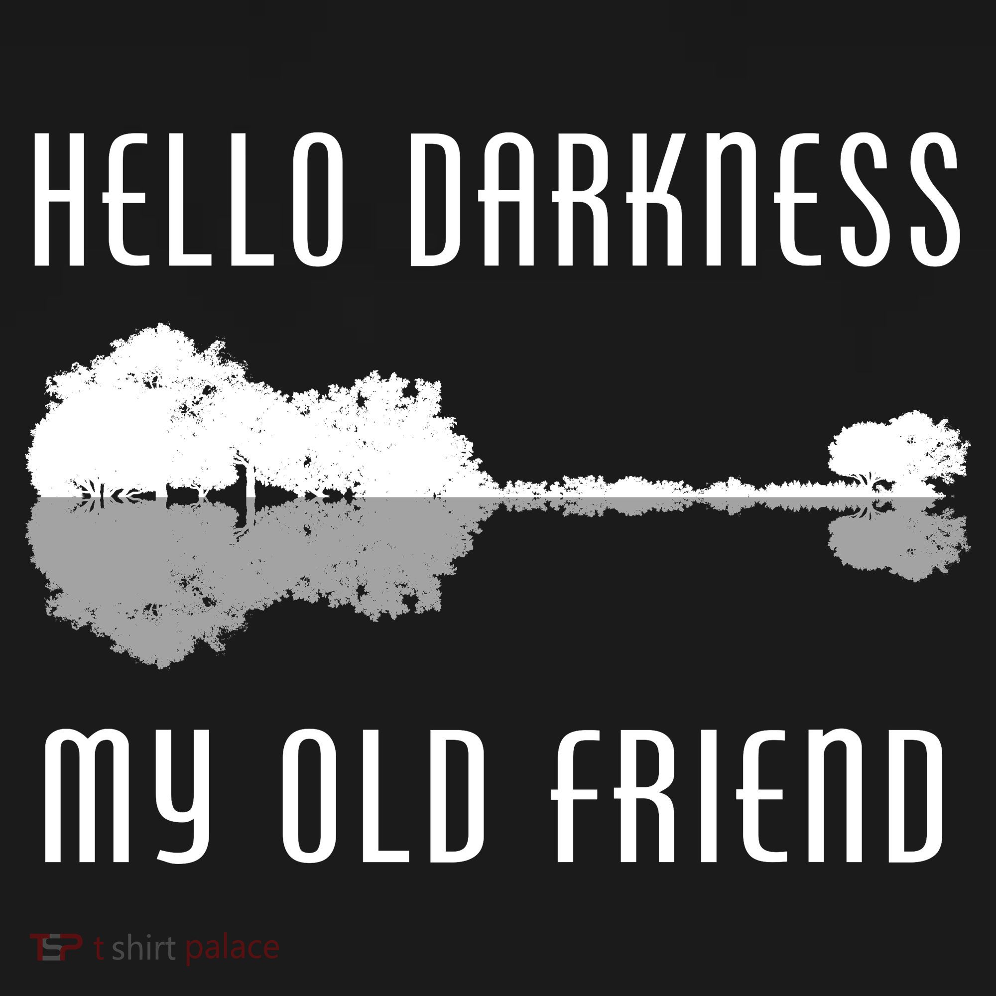 Hello Darkness My Old Friend Flexfit Unipanel Trucker Cap