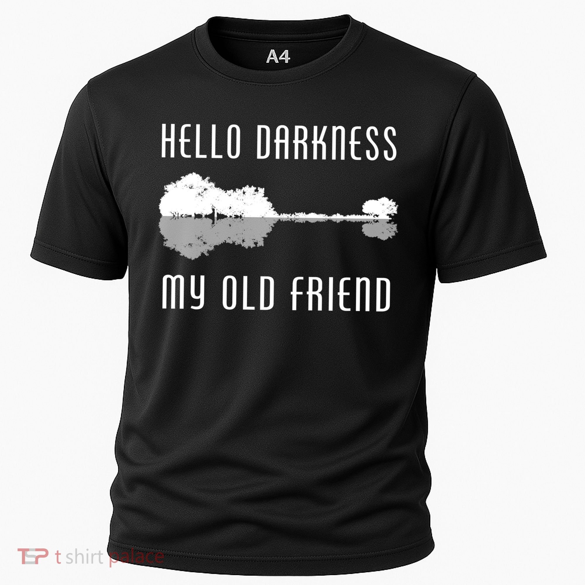 Hello Darkness My Old Friend Cooling Performance Crew T-Shirt