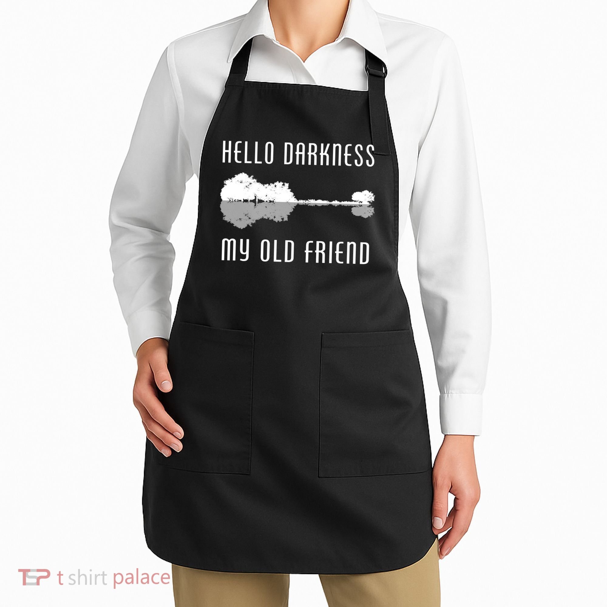 Hello Darkness My Old Friend Apron