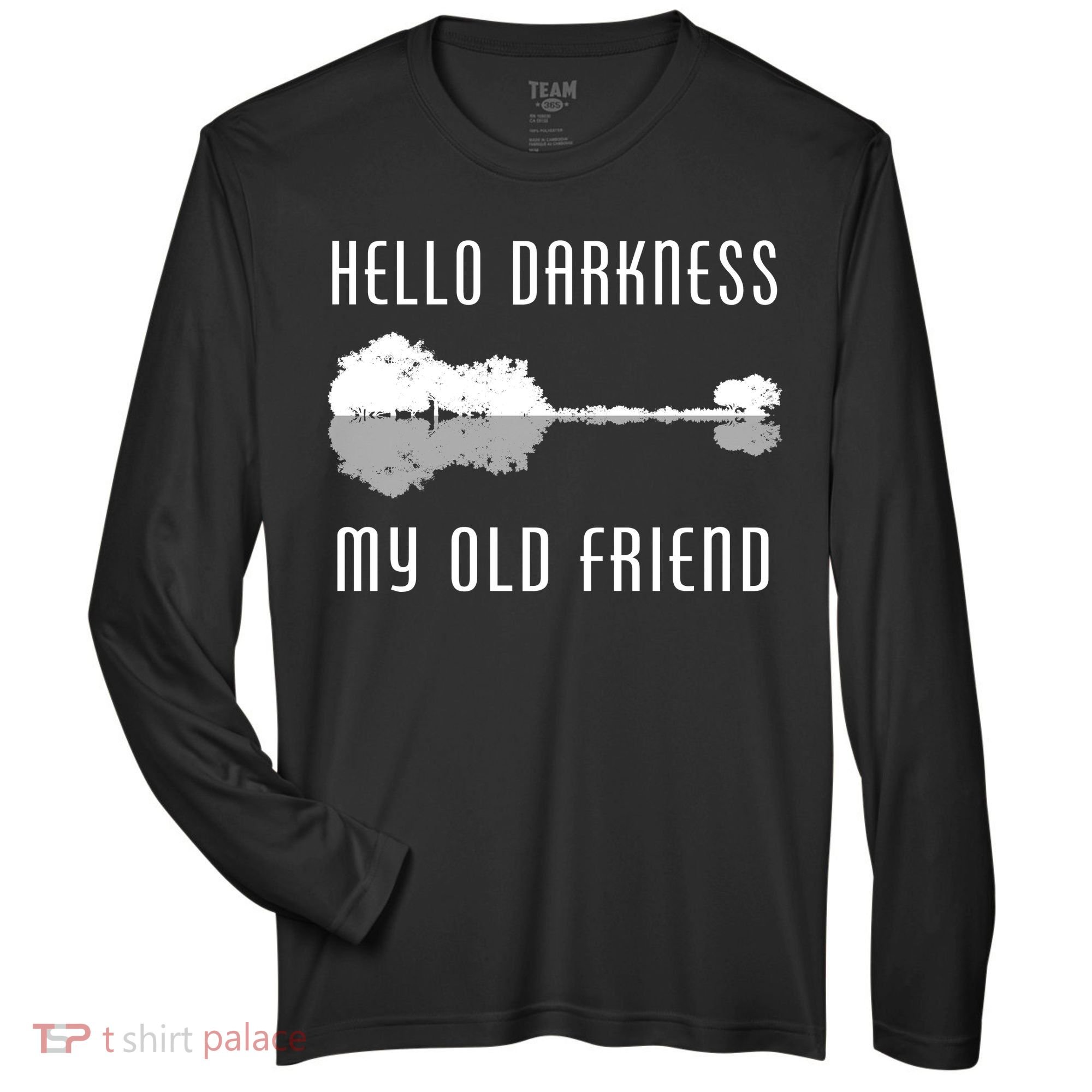 Hello Darkness My Old Friend Zone Performance Long-Sleeve T-Shirt