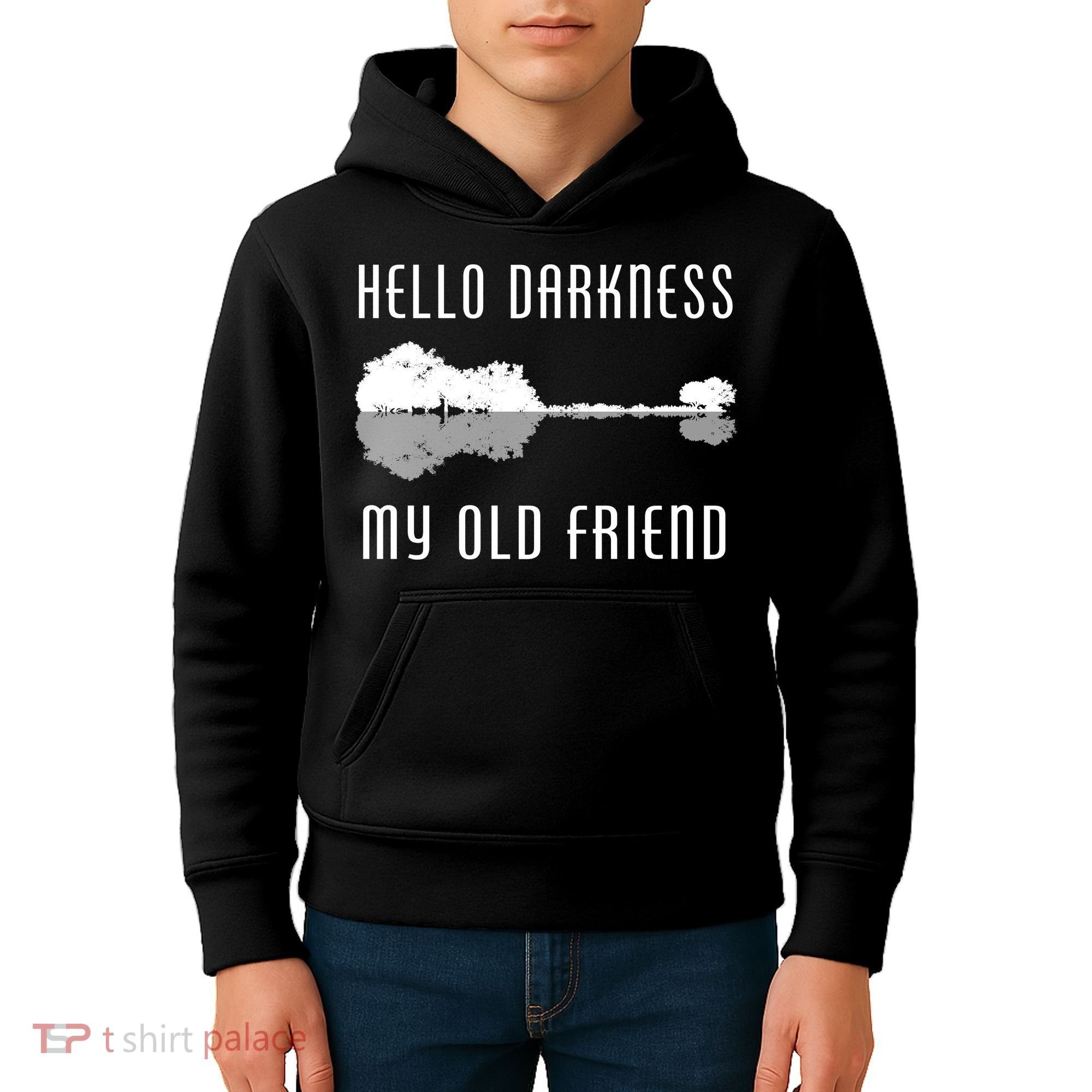Hello Darkness My Old Friend Kids Hoodie