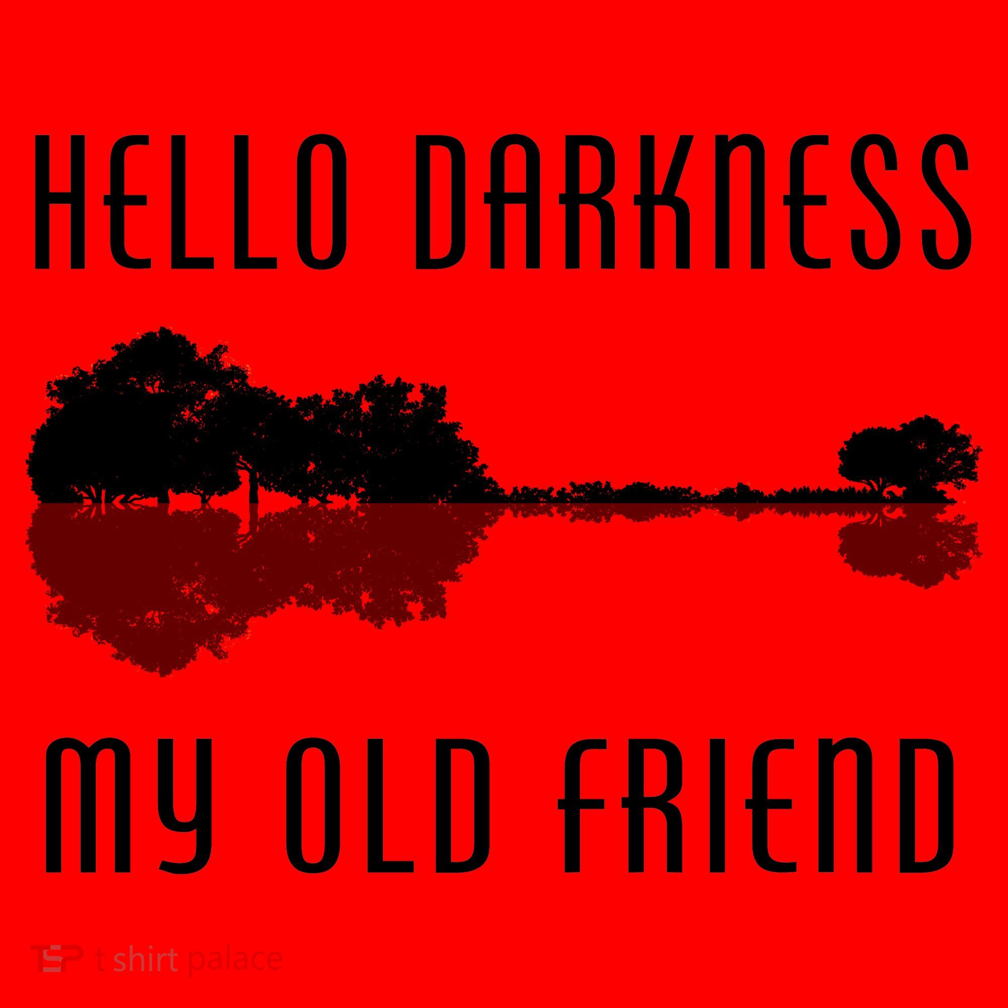 Hello Darkness My Old Friend Santa Hat