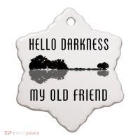 Hello Darkness My Old Friend Ceramic Ornament thumb 0