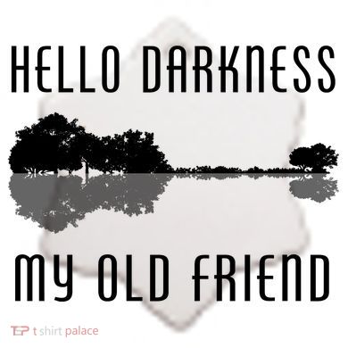 Hello Darkness My Old Friend Ceramic Ornament