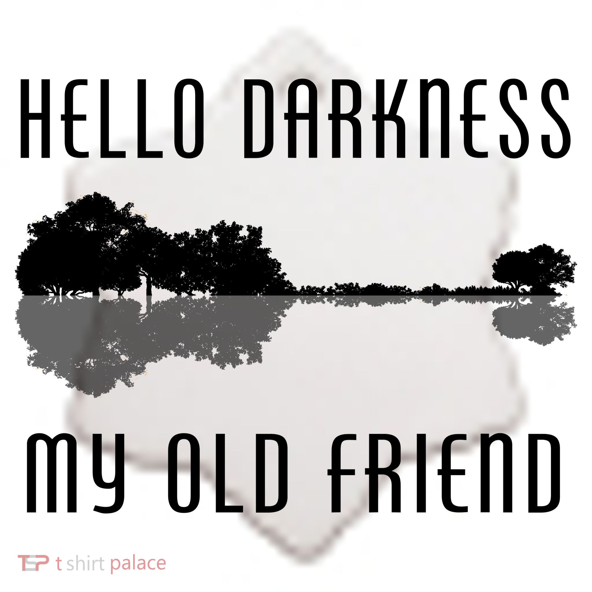 Hello Darkness My Old Friend Ceramic Ornament