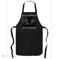 Hello Darkness My Old Friend Cat Apron thumb 0