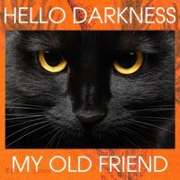 Hello Darkness My Old Friend Cat Kati Licensed 12" Camo Cuffed Beanie thumb 2