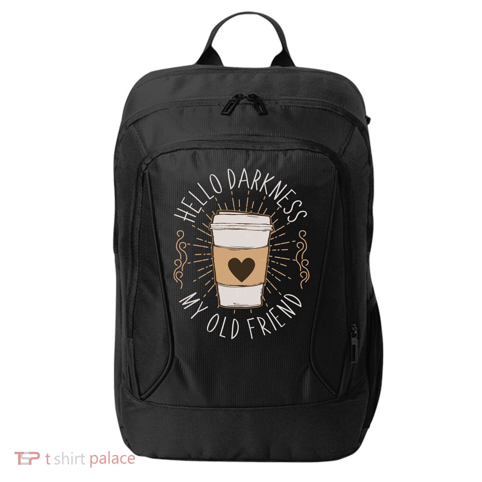 Hello Darkness My Old Friend Coffee Lover City Backpack
