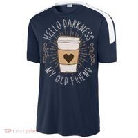 Hello Darkness My Old Friend Coffee Lover Sport-Tek Competitor United Soccer Jersey thumb 2