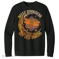 Hello Darkness My Old Friend Dragonfly Moon V.I.T. Fleece Crew Sweatshirt thumb 0