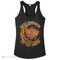 Hello Darkness My Old Friend Dragonfly Moon Ladies PosiCharge Competitor Racerback Tank thumb 0