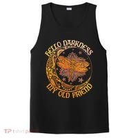 Hello Darkness My Old Friend Dragonfly Moon PosiCharge Competitor Tank thumb 0