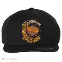 Hello Darkness My Old Friend Dragonfly Moon Wool Snapback Cap thumb 0
