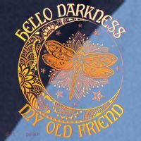 Hello Darkness My Old Friend Dragonfly Moon Raglan Baseball Sleeve Shirt thumb 2