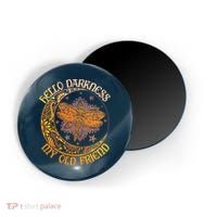 Hello Darkness My Old Friend Dragonfly Moon Magnet thumb 0
