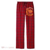 Hello Darkness My Old Friend Dragonfly Moon Men's Flannel Plaid Pajama Pants thumb 0