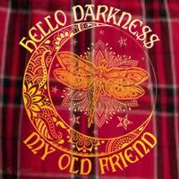 Hello Darkness My Old Friend Dragonfly Moon Men's Flannel Plaid Pajama Pants thumb 2