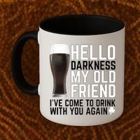 Hello Darkness My Old Friend Funny Drinking Coffee Mug thumb 2