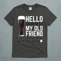 Hello Darkness My Old Friend Funny Drinking T-Shirt thumb 5