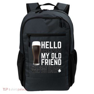 Hello Darkness My Old Friend Funny Drinking Backpack