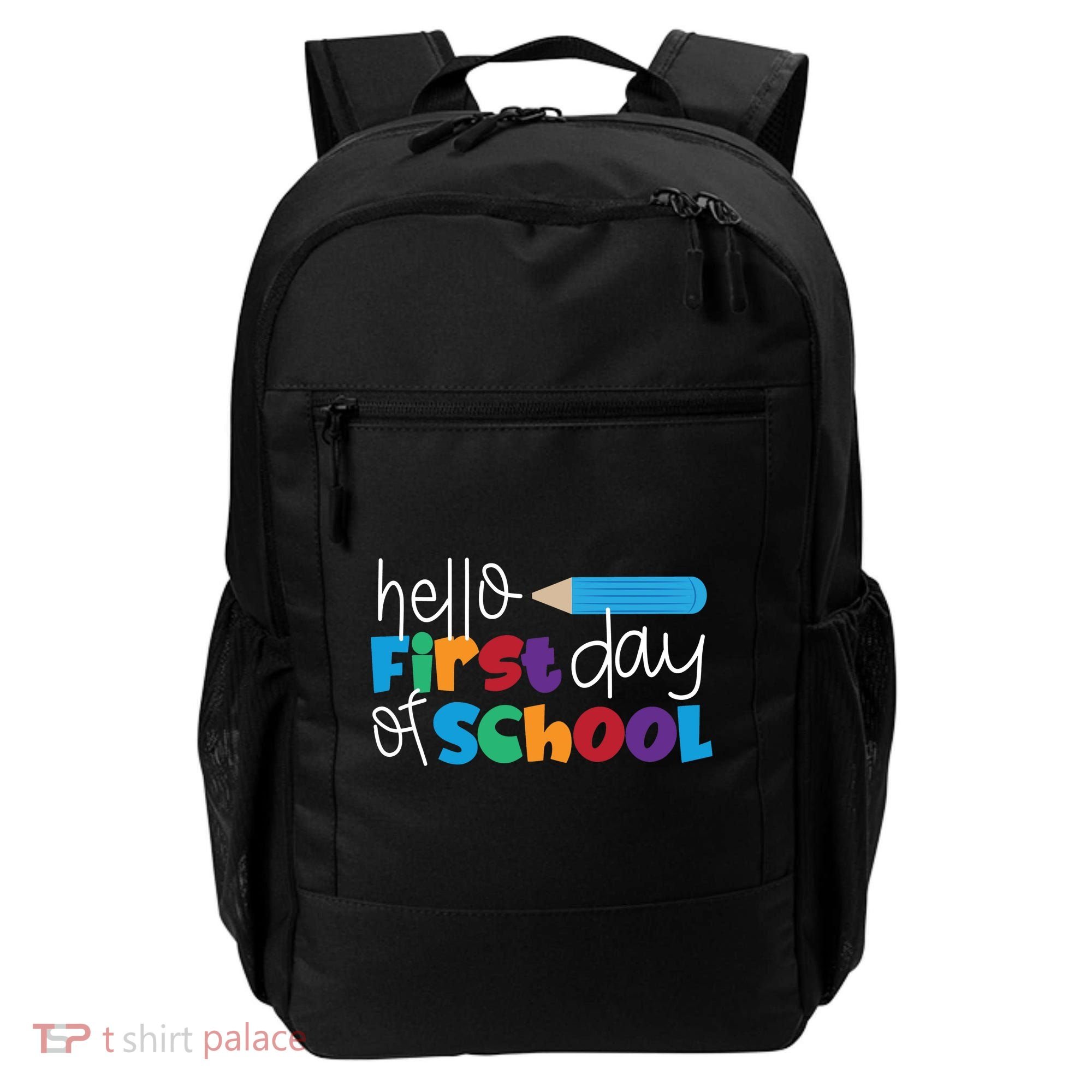 Hello First Day of School Cute Pencil Backpack