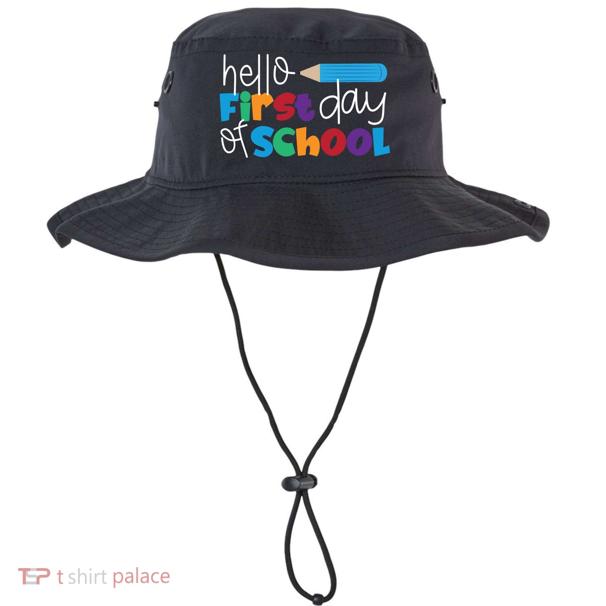 Hello First Day of School Cute Pencil Bucket Hat