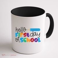 Hello First Day of School Cute Pencil Coffee Mug thumb 1