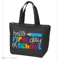 Hello First Day of School Cute Pencil Tote Bag thumb 3