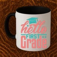 Hello First Grade Coffee Mug thumb 2
