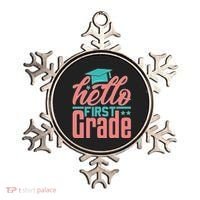 Hello First Grade Ornament thumb 0