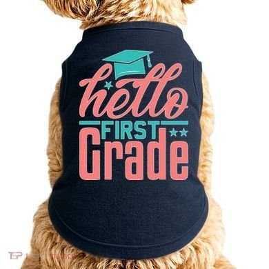 Hello First Grade Doggie Tank