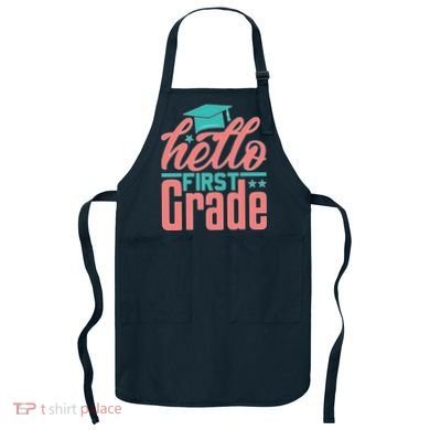 Hello First Grade Apron