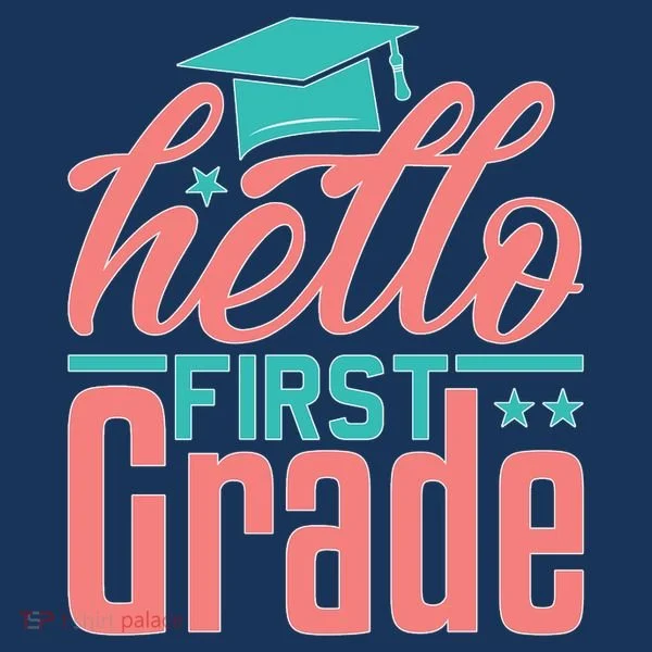 Hello First Grade Polo