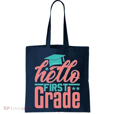 Hello First Grade Tote Bag