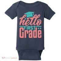 Hello First Grade Baby Bodysuit thumb 0
