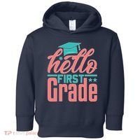 Hello First Grade Toddler Hoodie thumb 0