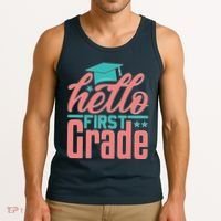 Hello First Grade Tank Top thumb 3