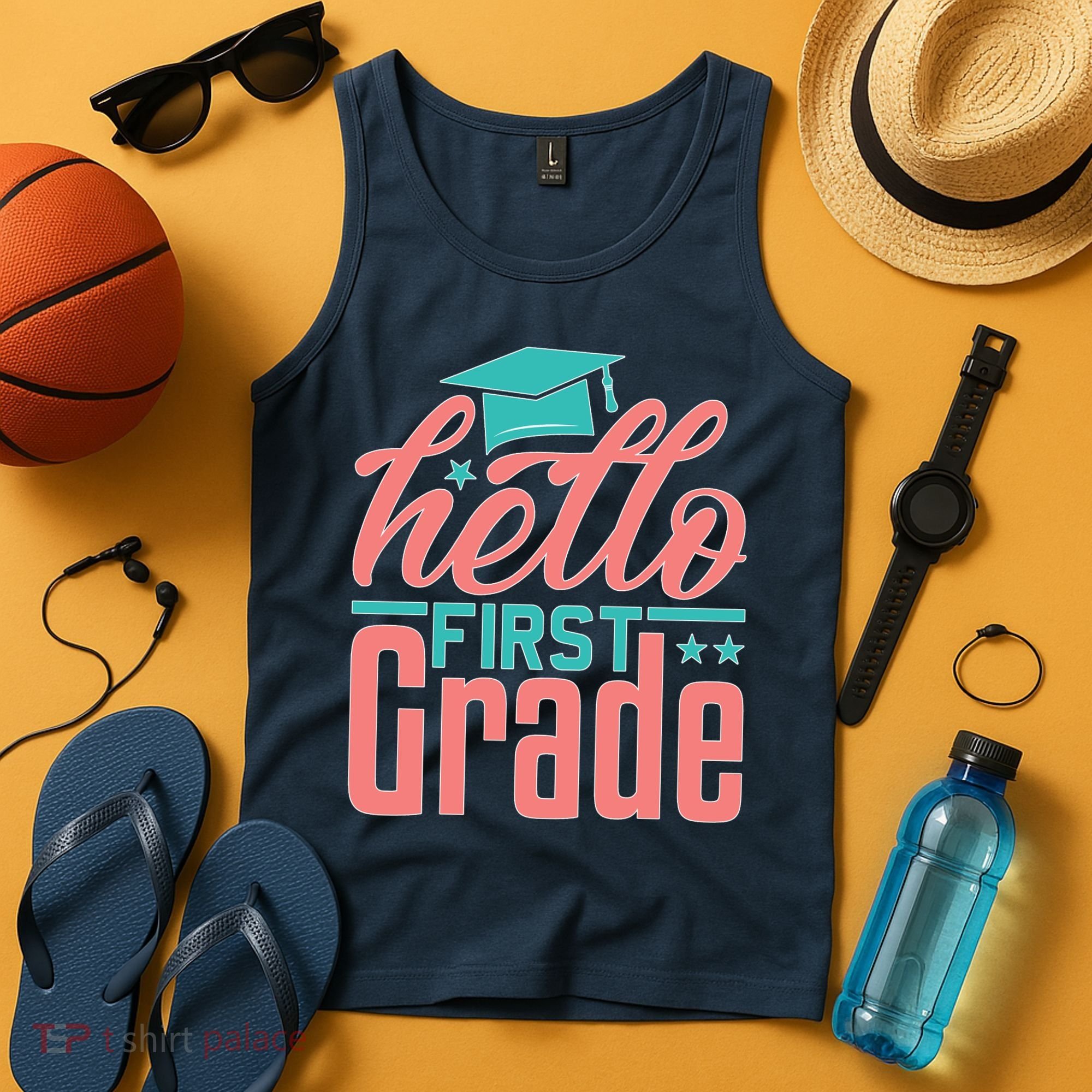 Hello First Grade Tank Top