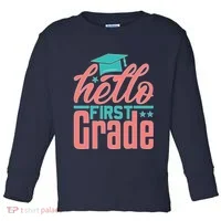 Hello First Grade Toddler Long Sleeve thumb 0