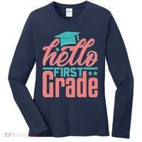 Hello First Grade Women's Long Sleeve Shirt thumb 0