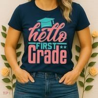 Hello First Grade Women's T-Shirt thumb 2