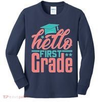 Hello First Grade Kids Long Sleeve Shirt thumb 0