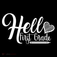 Hello First Grade Pencil Heart Bucket Hat thumb 4