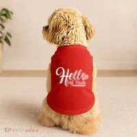 Hello First Grade Pencil Heart Doggie Tank thumb 2