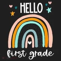 Hello First Grade Retro Rainbow Tumbler thumb 3