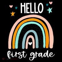 Hello First Grade Retro Rainbow Women's Tank Top thumb 5