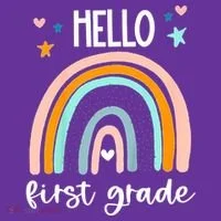 Hello First Grade Retro Rainbow T-Shirt thumb 7